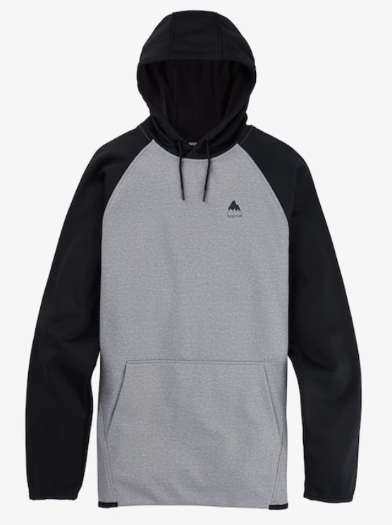 Burton Men's Crown Weatherproof Pullover Fleece 2023 Gray