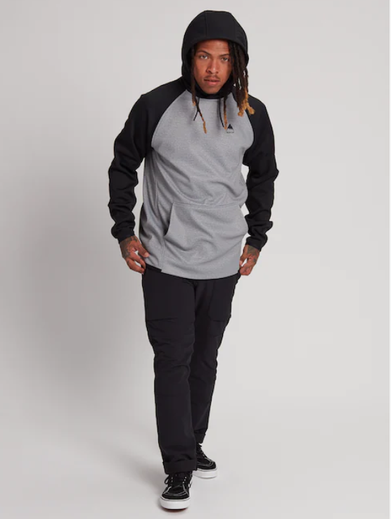 Burton Men's Crown Weatherproof Pullover Fleece 2023 Gray