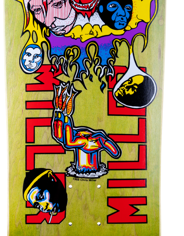 Welcome Miller Collage on Gala Skateboard Deck - 9.6"