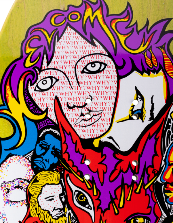 Welcome Miller Collage on Gala Skateboard Deck - 9.6"