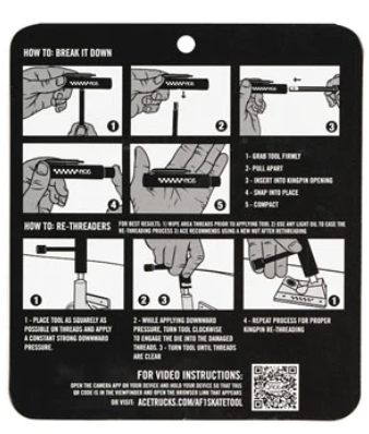 Ace AF1 Collapsible Skate Tool