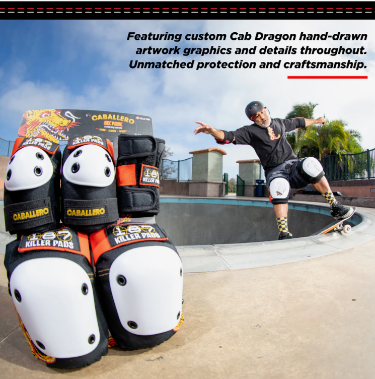 187 Killer Pads 6 Pack Pad Set - Caballero