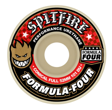 Spitfire 101a Duro Formula Four Conical Full Skateboard Wheels