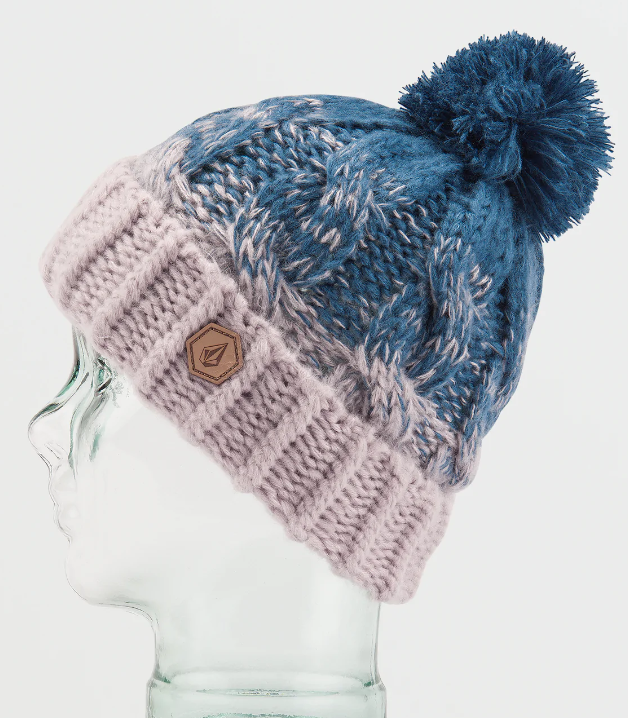 Volcom Women's Gradient Hand Knit Beanie - Amethyst Smoke