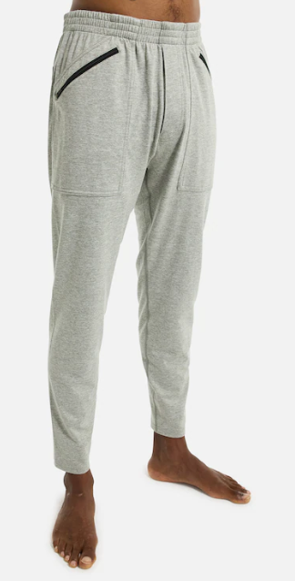 Burton Men's Midweight Base Layer Stash Pants - Grey Heather