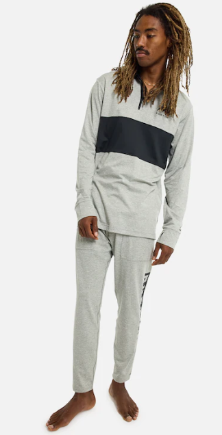Burton Men's Midweight Base Layer Stash Pants - Grey Heather