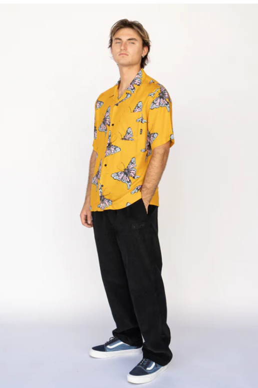 Welcome Hydra Corduroy Elastic Pant Black
