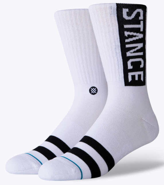 Stance OG Crew Socks - White