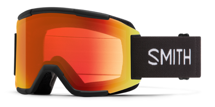 Smith Squad Goggles Black ChromaPop Red