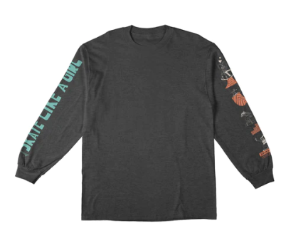 Spitfire x Skate Like A Girl Sessions Longsleeve T-Shirt - Dark Heather