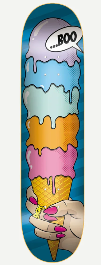 DGK Frozen Boo Skateboard Deck 8.25"