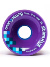 Orangatang 83a Stimulus Purple 70mm Longboard Wheels