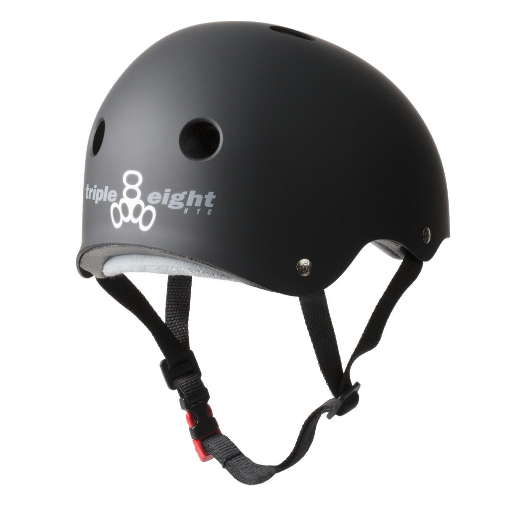Triple 8 Certified Sweatsaver Skateboard Helmet - Solid Colors