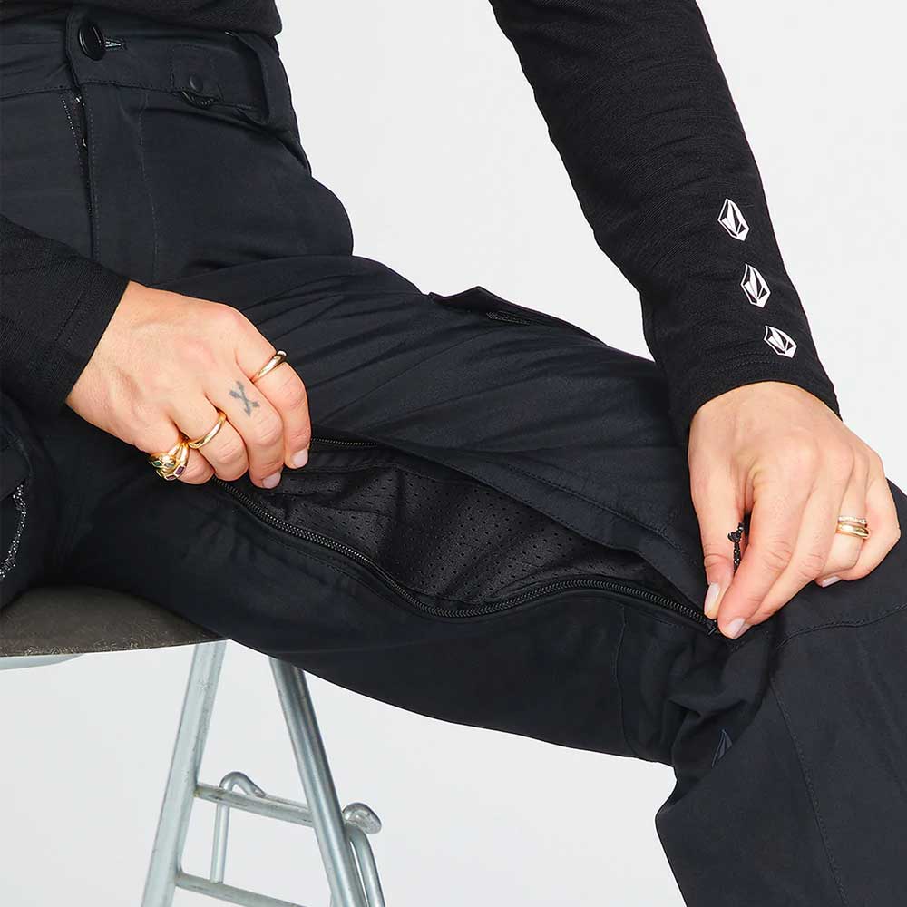 Volcom Women's Aston Gore Tex Snow Pant Black 2023 - Medium