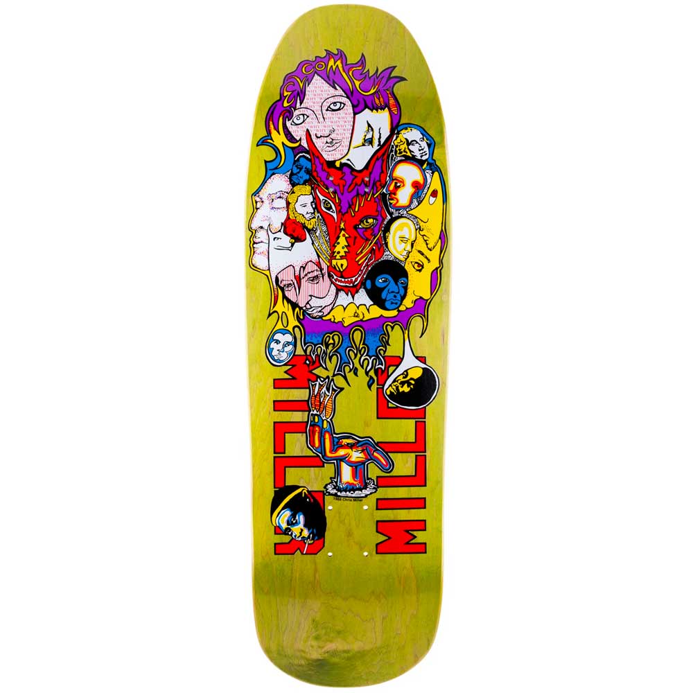 Welcome Miller Collage on Gala Skateboard Deck - 9.6"
