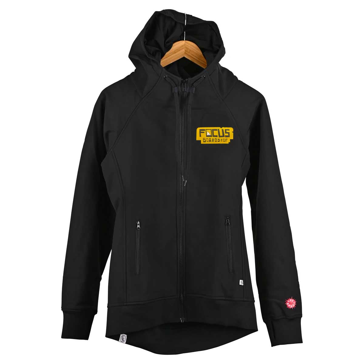Focus Boardshop Women's Tech Zip Hooded Jacket, Medium