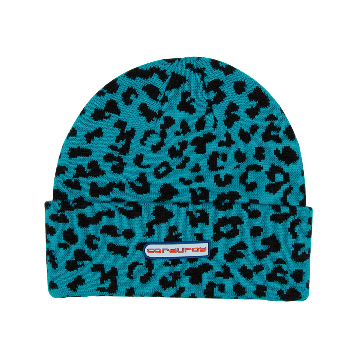 Corduroy Meow Beanie - Teal