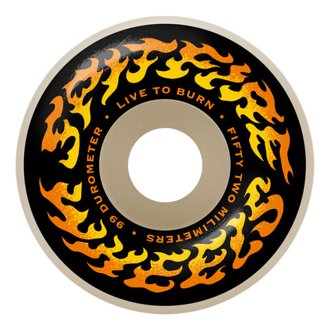 Spitfire 99a Torched Script 52mm Skateboard Wheels