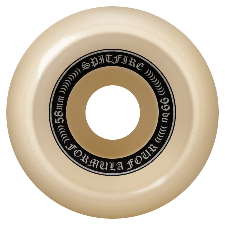 Spitfire 99a Formula 4 OG Classics 58mm Skateboard Wheels
