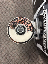 Baker Skateboard Brand Logo Blk/Wht Skateboard Complete 8.25"