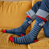 Darn Tough Men's Wild Life Crew Lightweight Lifestyle Socks