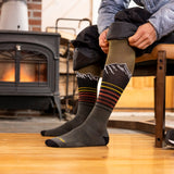 Darn Tough Men's Steep Lines Over-the-Calf Lightweight Ski & Snowboard Socks