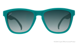 Goodr OGs Crayola Tropical Colors Turquoise Surf Sunglasses