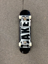 Baker Skateboard Brand Logo Blk/Wht Skateboard Complete 8.25"
