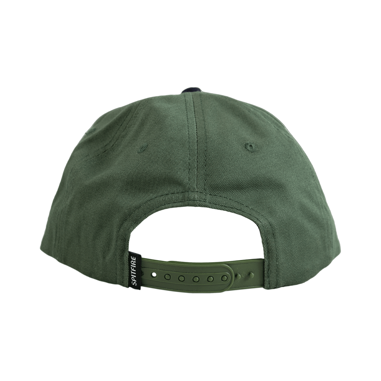 Spitfire Classic 87 Swirl Patch Snapback Hat - Dark Green