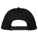Spitfire Classic 87 Swirl Patch Snapback Hat, Black/Orange