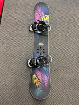 Pre owned Never Summer Infinity 149 Women's Snowboard & Burton Lexa Bindings