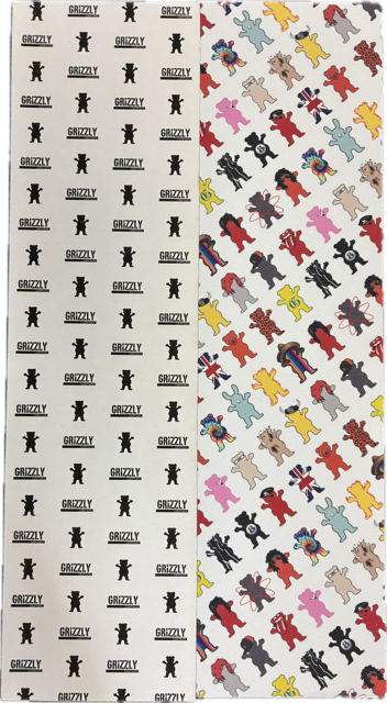 Grizzly Grip Tape Perforated sheet 9" Multi Color