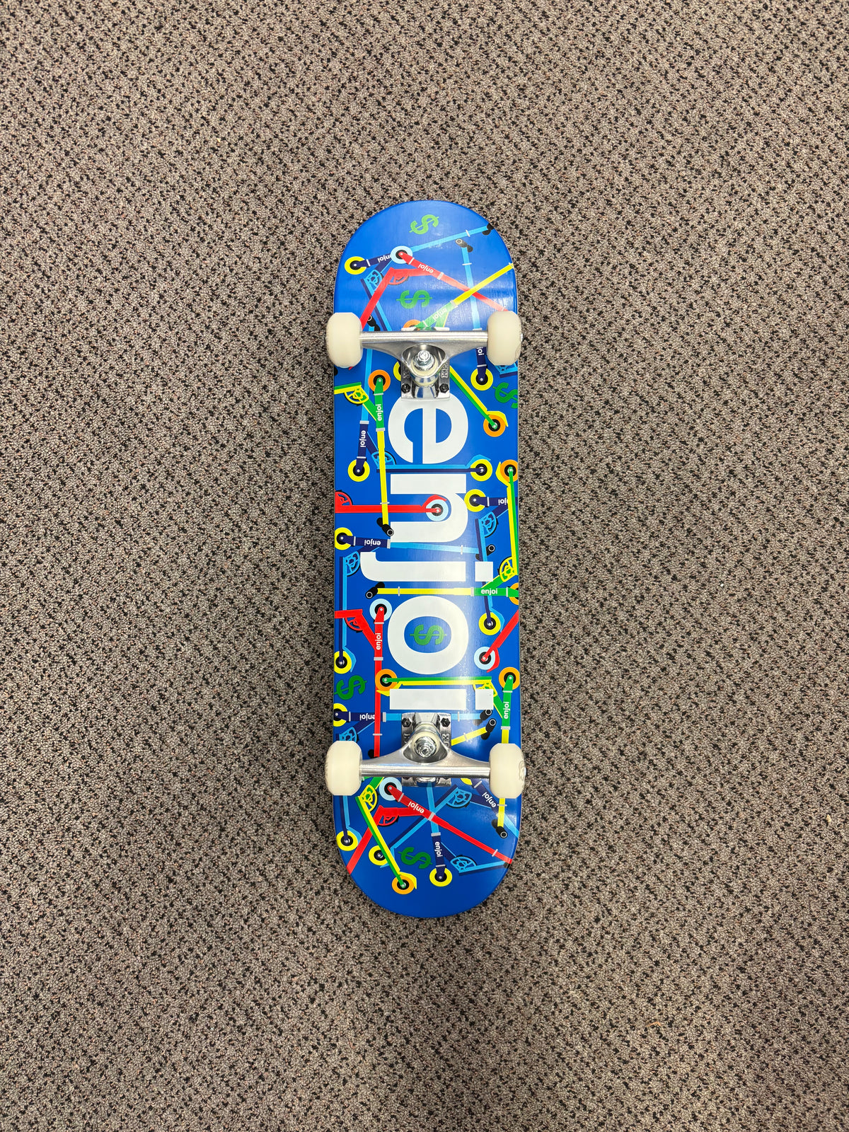 Enjoi Big Box Scooters R7 Skateboard Complete 8.0"
