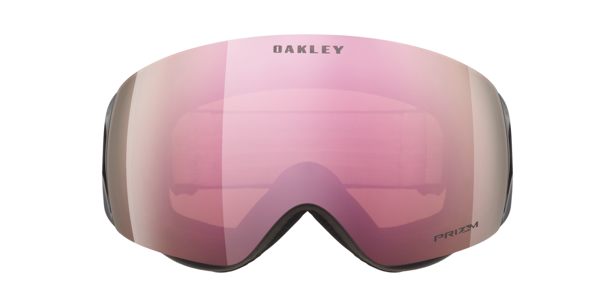Oakley Flight Deck™ M Snow Goggles - 2026 Matte Black with Prizm Rose Gold Iridium Lens + Bonus Prizm Clear Lens