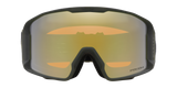 Oakley Line Miner™ L Snow Goggles - 2026 Matte Dark Brush Strap with Prizm Sage Gold Iridium Lenses