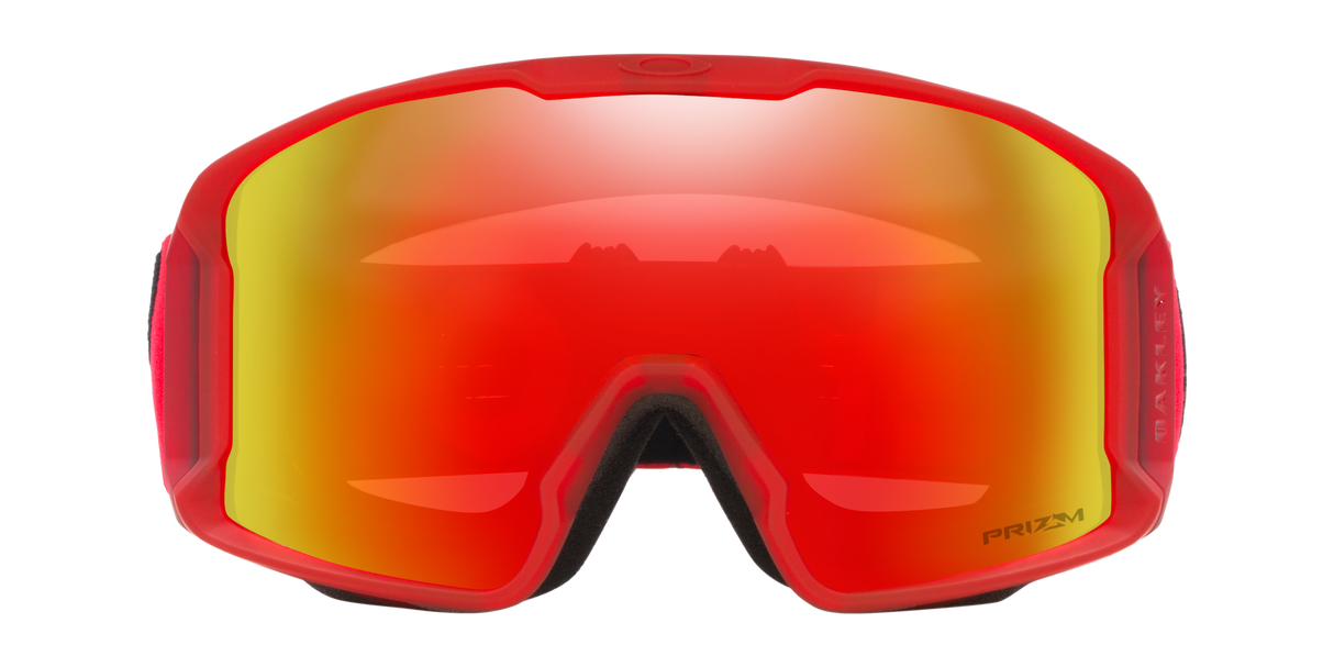 Oakley Line Miner™ L Snow Goggles - 2026 Matte Redline Strap with Prizm Snow Torch Iridium Lenses