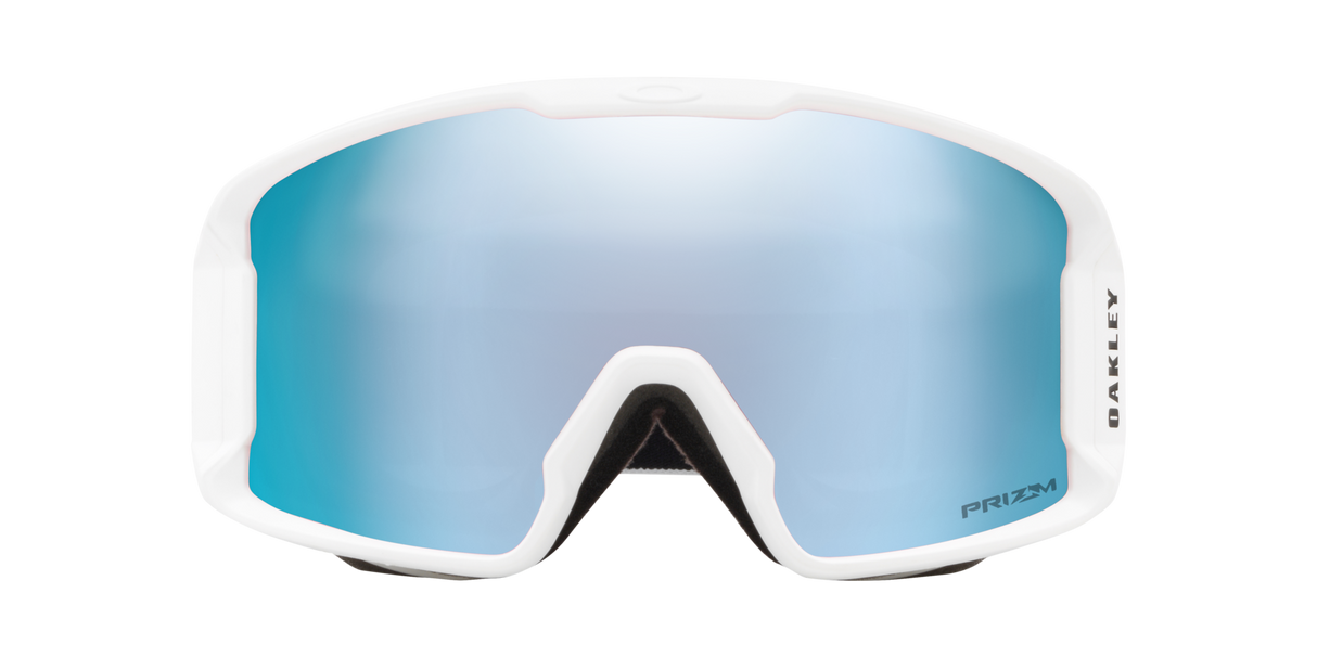 Oakley Line Miner™ M Snow Goggles - 2026 Matte White Strap with Prizm Snow Sapphire Iridium Lenses