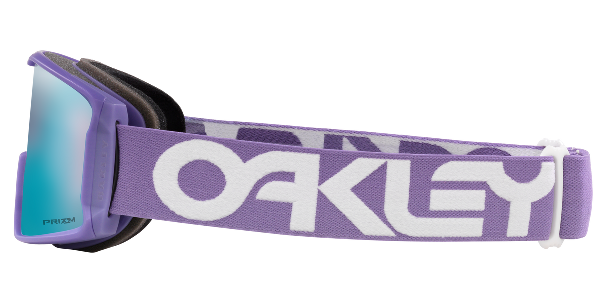 Oakley Line Miner™ M Snow Goggles - 2026 Matte Lilac Strap with Prizm Snow Sapphire Iridium Lenses