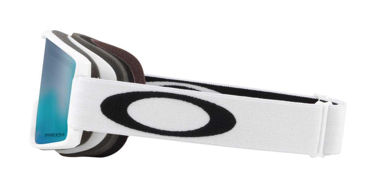 Oakley Line Miner™ S Youth Fit Snow Goggles - 2026 Matte White Strap with Prizm Snow Sapphire Iridium Lenses