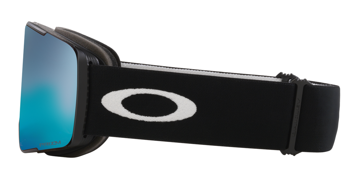 Oakley Line Miner™ Pro L Low Bridge Fit Snow Goggles - 2025 Matte Black Strap with Prizm Snow Sapphire Iridium Lens + Bonus Prizm Iced Iridium Lens