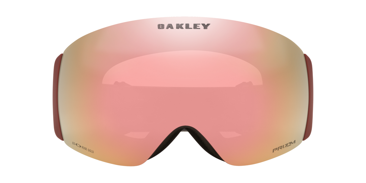 Oakley Flight Deck™ Pro M Snow Goggles - 2026 Matte Black with Prizm Rose Gold Iridium Lenses + Bonus Prizm Snow Black Iridium Lens
