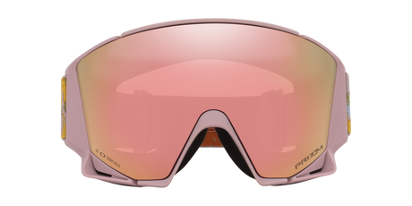 Oakley Flow Scape M Snow Goggles - 2026 Toadstool Static Strap with Prizm Rose Gold Iridium Lens + Bonus Prizm Snow Iced Iridium Lens