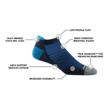 Darn Tough Men's Run No Show Tab Ultra-Lightweight Running Socks