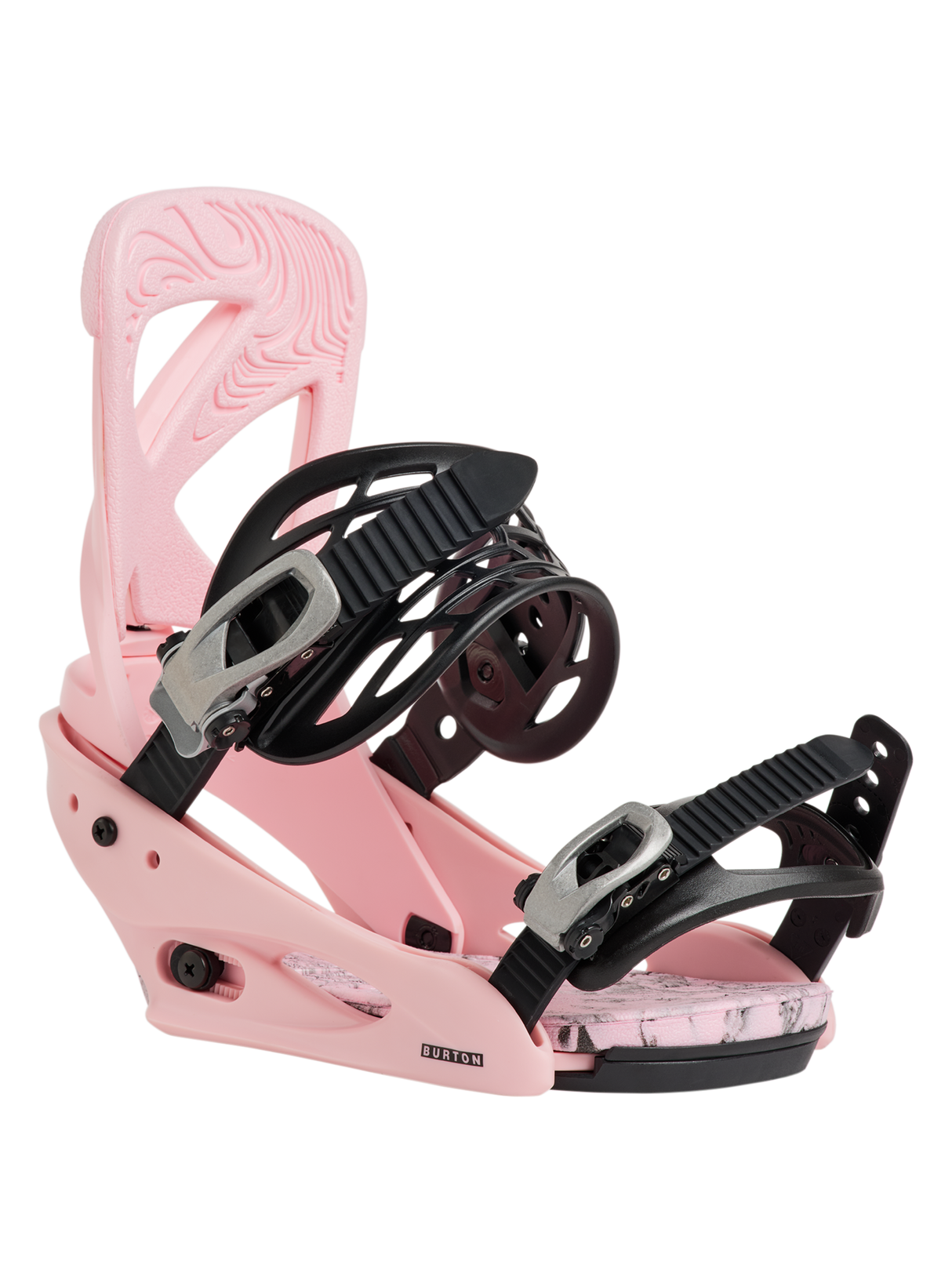 Women's Burton Scribe Re:Flex Snowboard Bindings - Pink - detail
