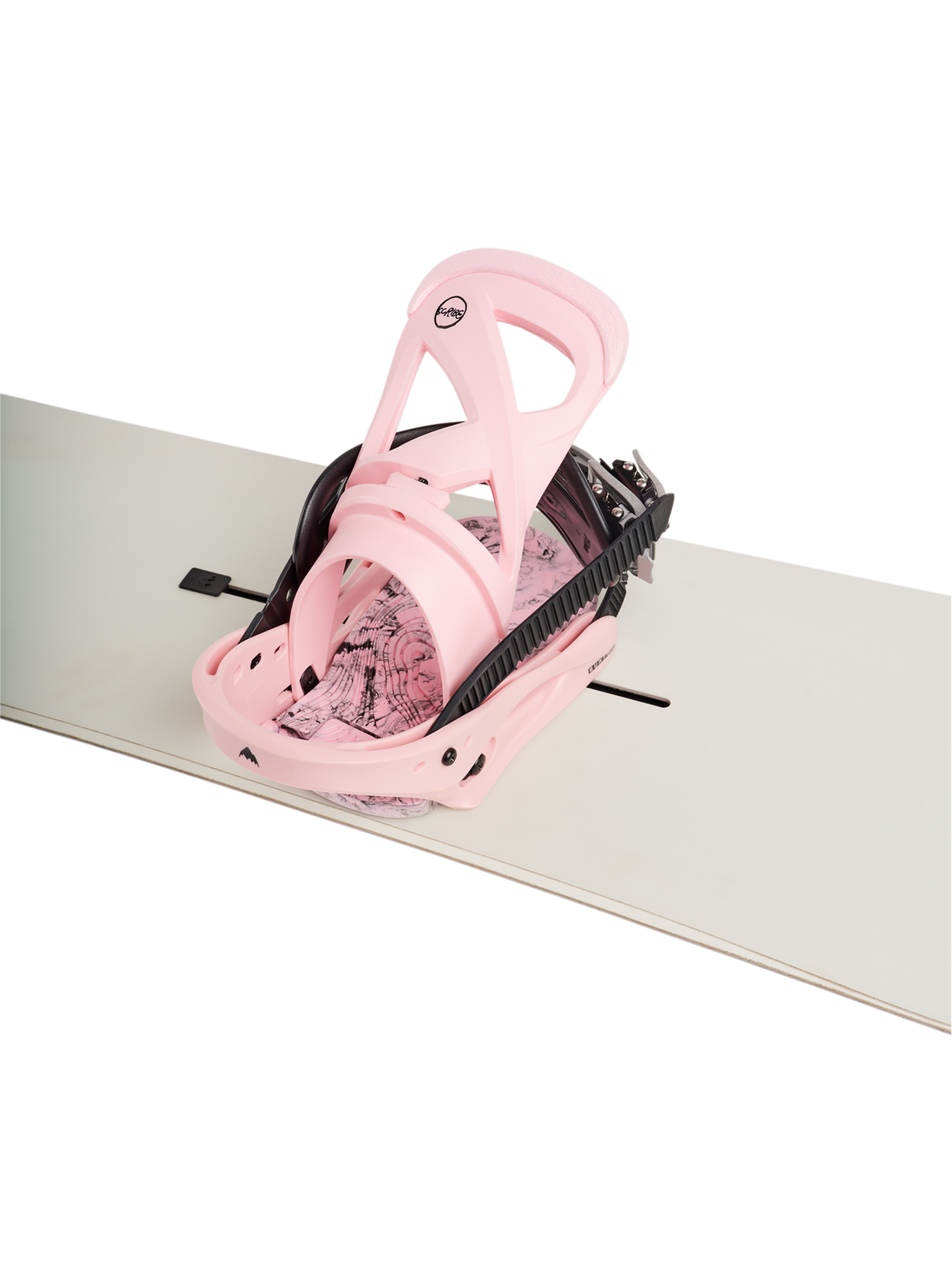 Women's Burton Scribe Re:Flex Snowboard Bindings - Pink - detail