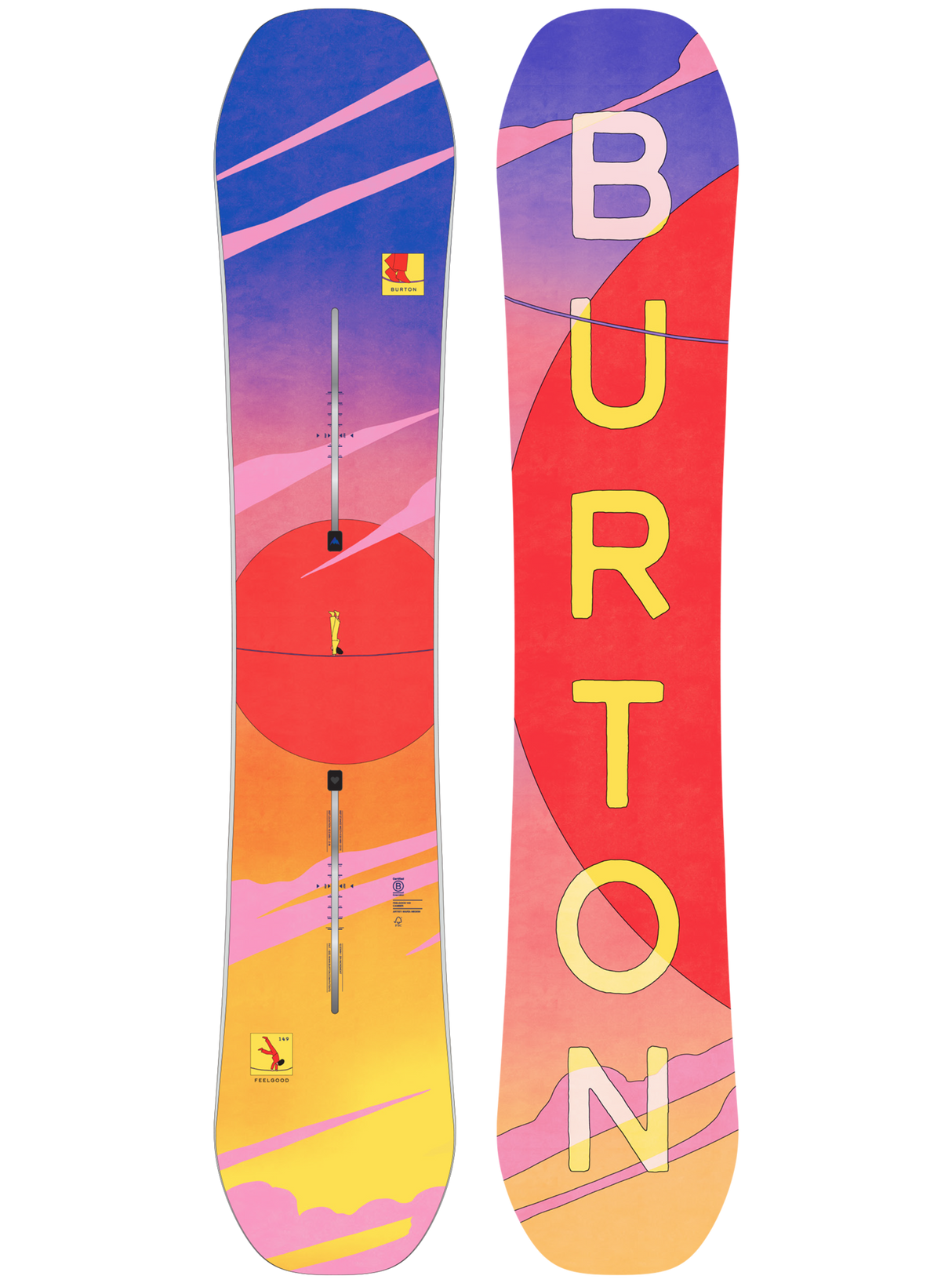 Women's Burton Feelgood Camber Snowboard - Tight Rope