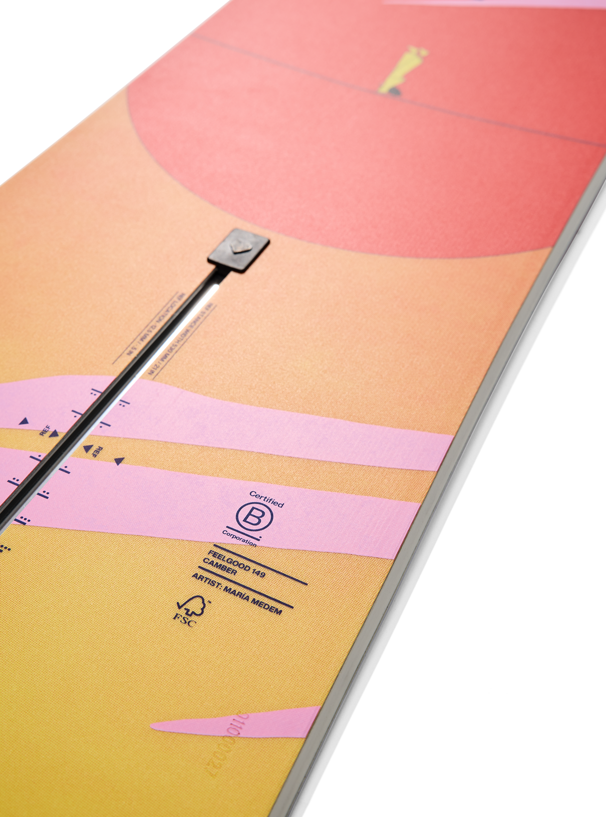 Women's Burton Feelgood Camber Snowboard - Tight Rope - detail