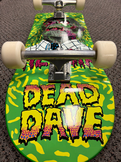 Heroin Dead Dave Dead Head Skateboard Complete 10.1"