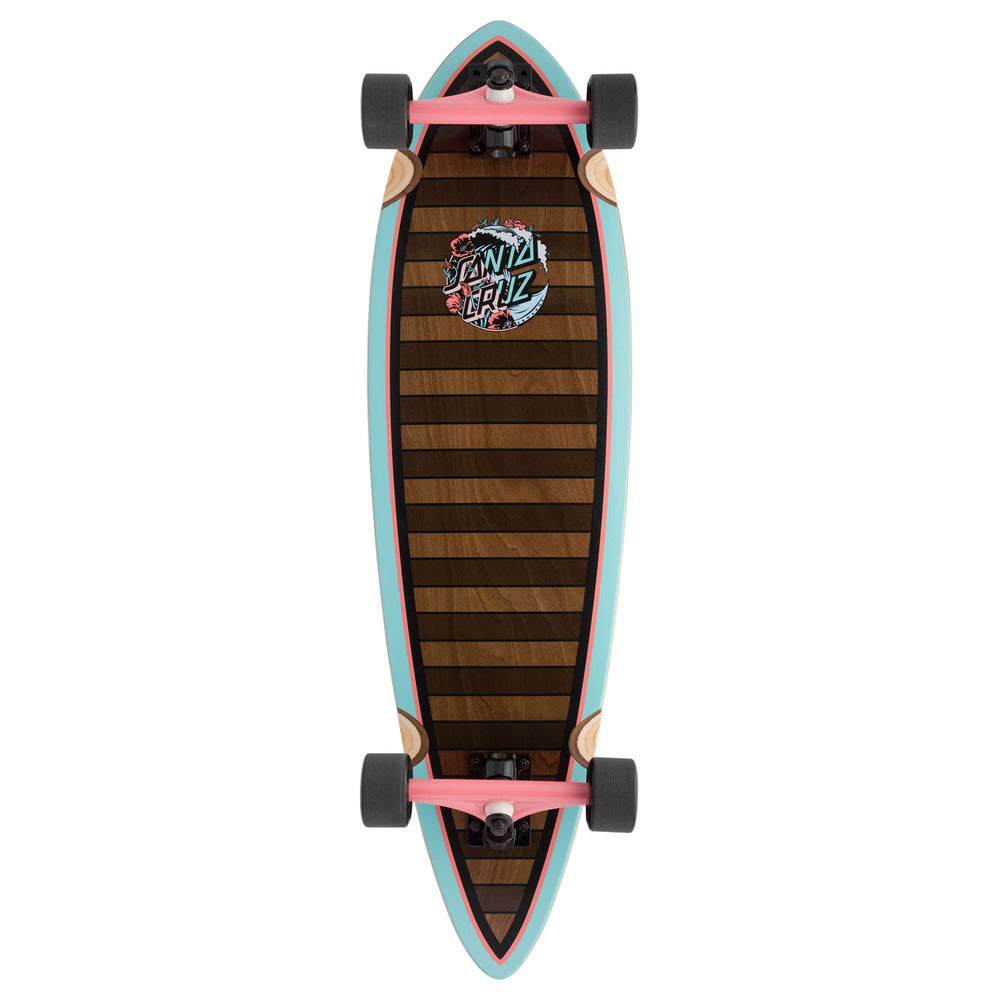Santa Cruz Wave Dot Splice Pintail Cruzer Skateboard Complete
