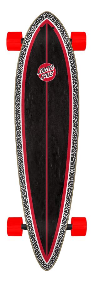 Santa Cruz Amoeba Dot Splice Pintail Cruzer Skateboard Complete - 9.58